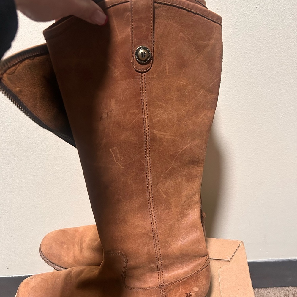 Frye Brown Authentic Leather Boots
